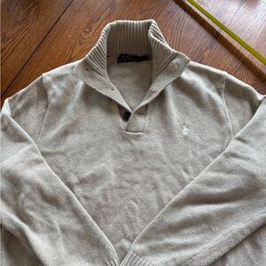 Ralph Lauren Men's Cream  Sweater